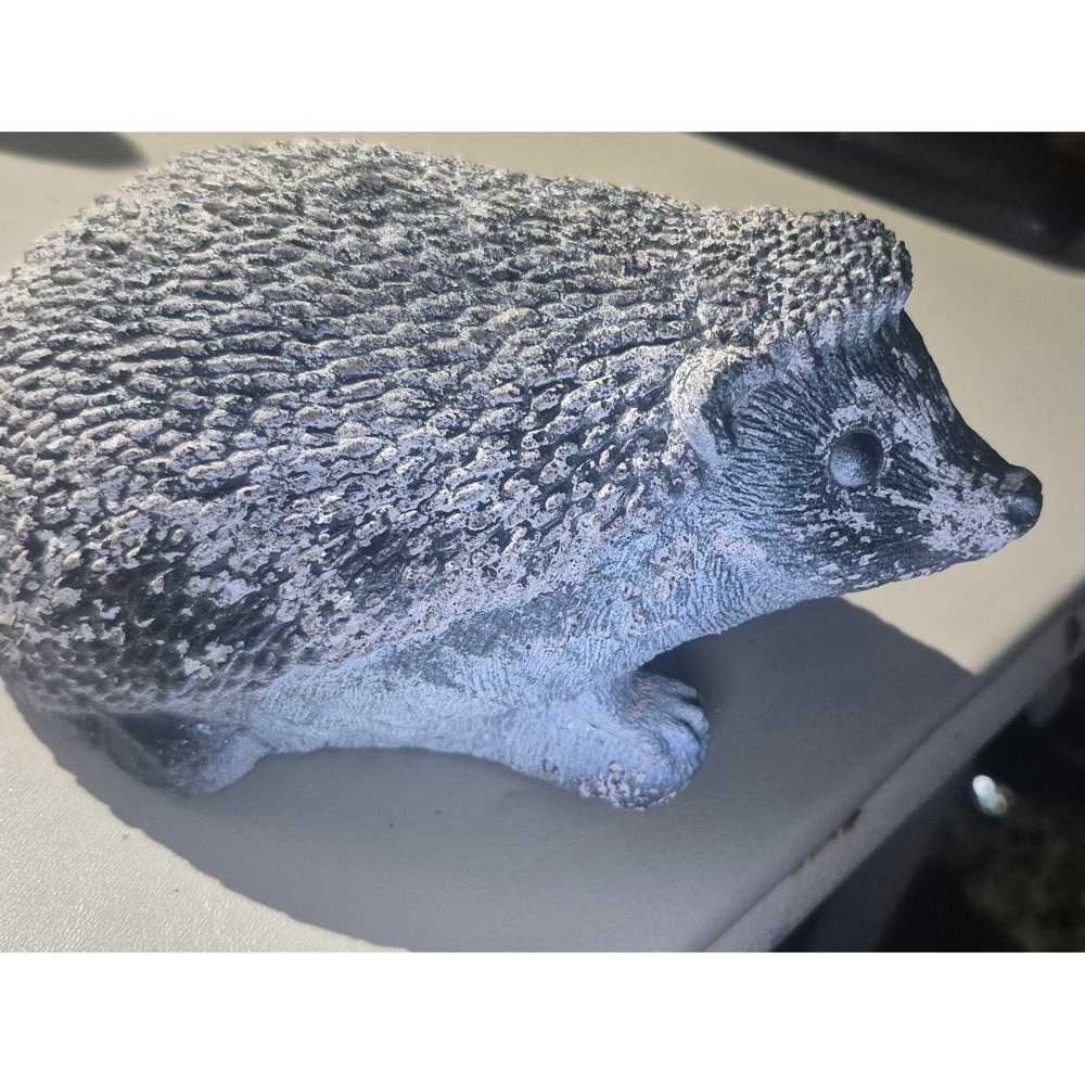 Earthly Creations Hedgehog Garden Statue Weatherproof‎ Ornamental Sculpture Gray